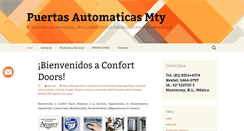 Desktop Screenshot of confortdoors.com